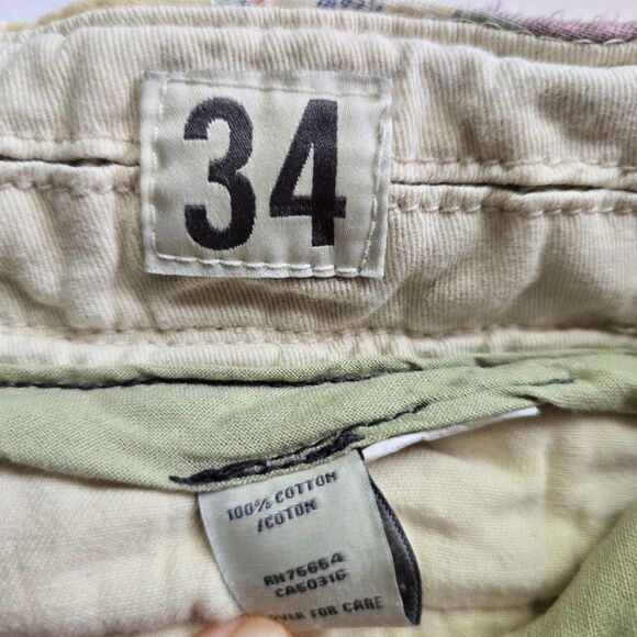 Abercrombie & Fitch Men’s Shorts Plaid Heavy Button Fly Cargo Shorts Size 34 - Picture 3 of 8